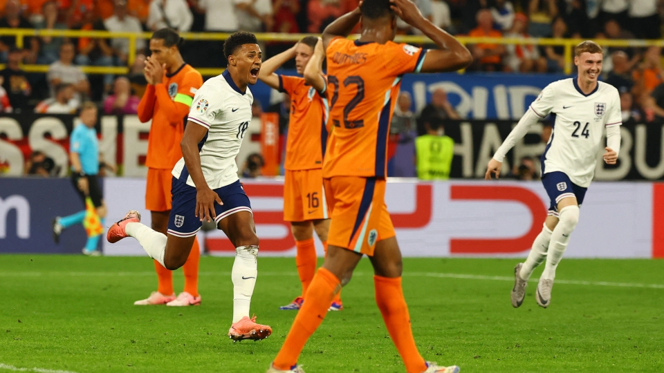 تفاصيل وأحداث مباراة هولندا وإنجلترا في بطولة أمم أوروبا